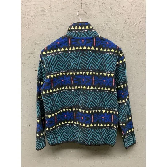 Quiksilver Men’s S OG Retro Printed Polar Fleece‎ Full Zip Jacket Hiking Outdoor - Picture 13 of 13